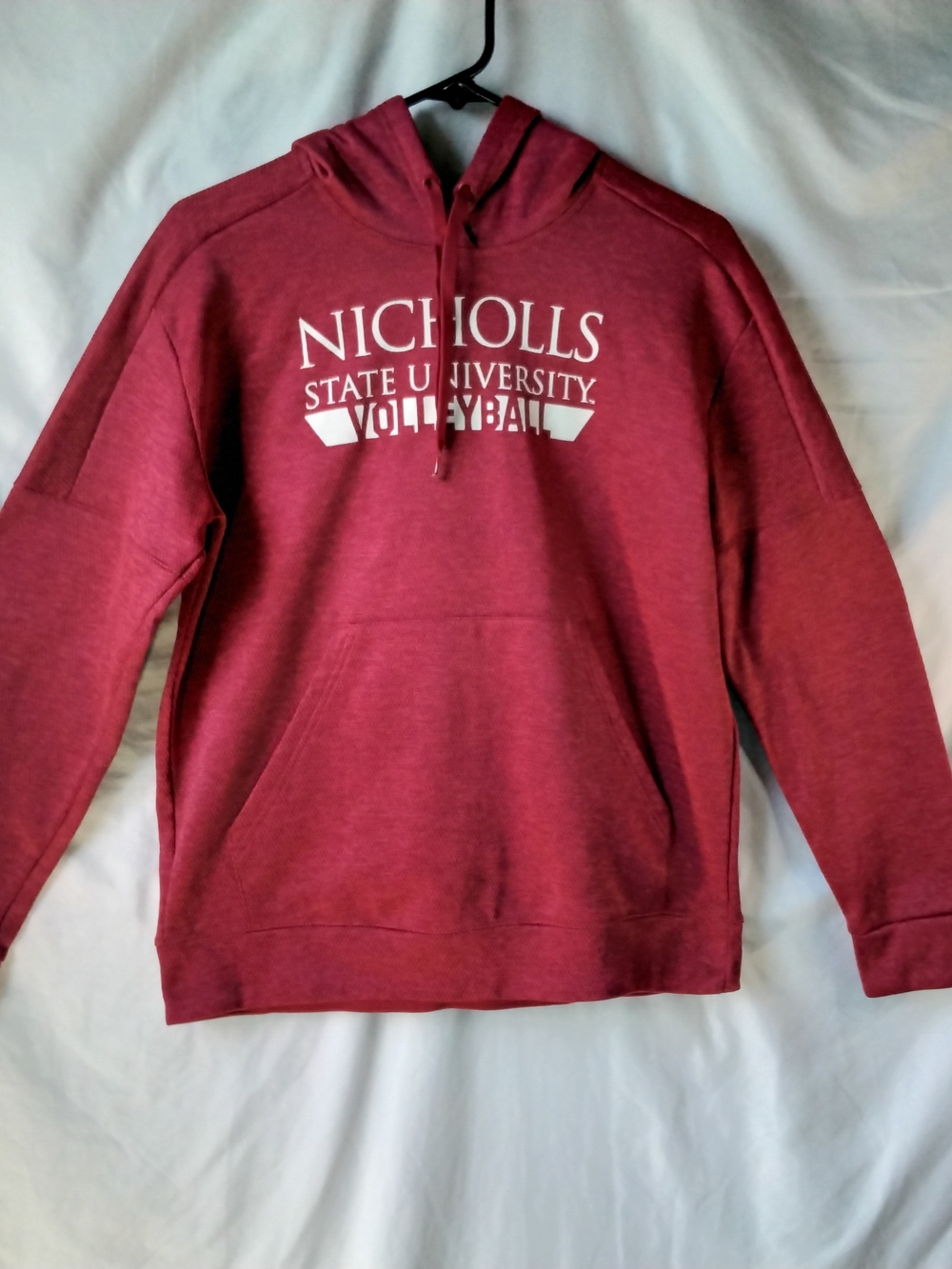 adidas Maroon Nicholls State University Volleyball Hoodie